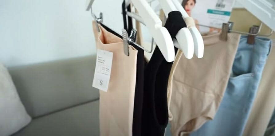 shapewear in hanger