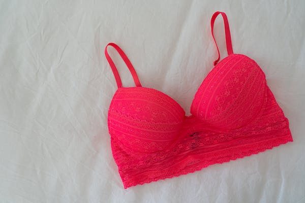 red-pink bra