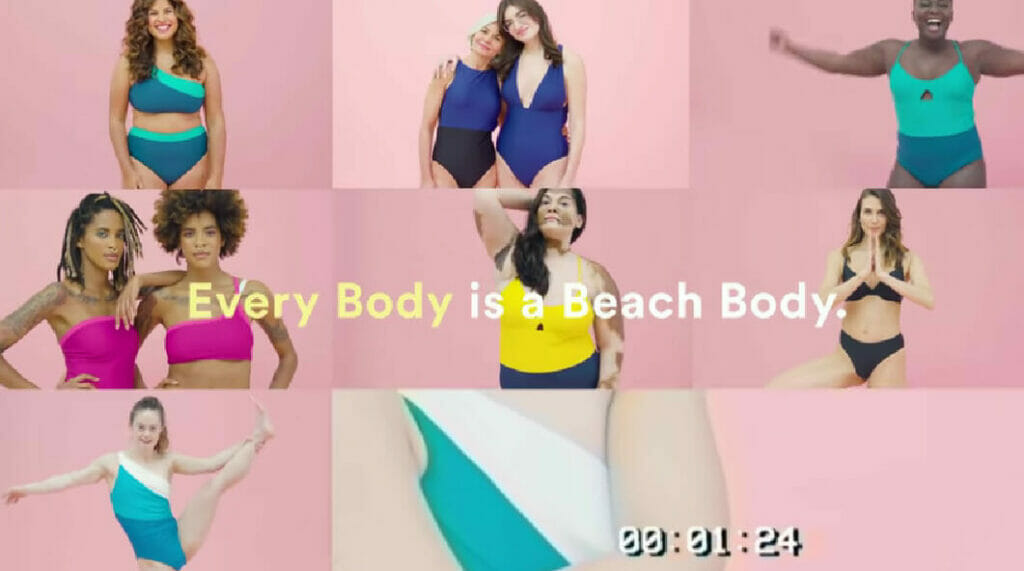 Summersalt perfect fit for all body types campaign
